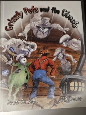 4/$25 Deal! Vintage Grizzly Pete and the Ghosts Book - Canadian Author